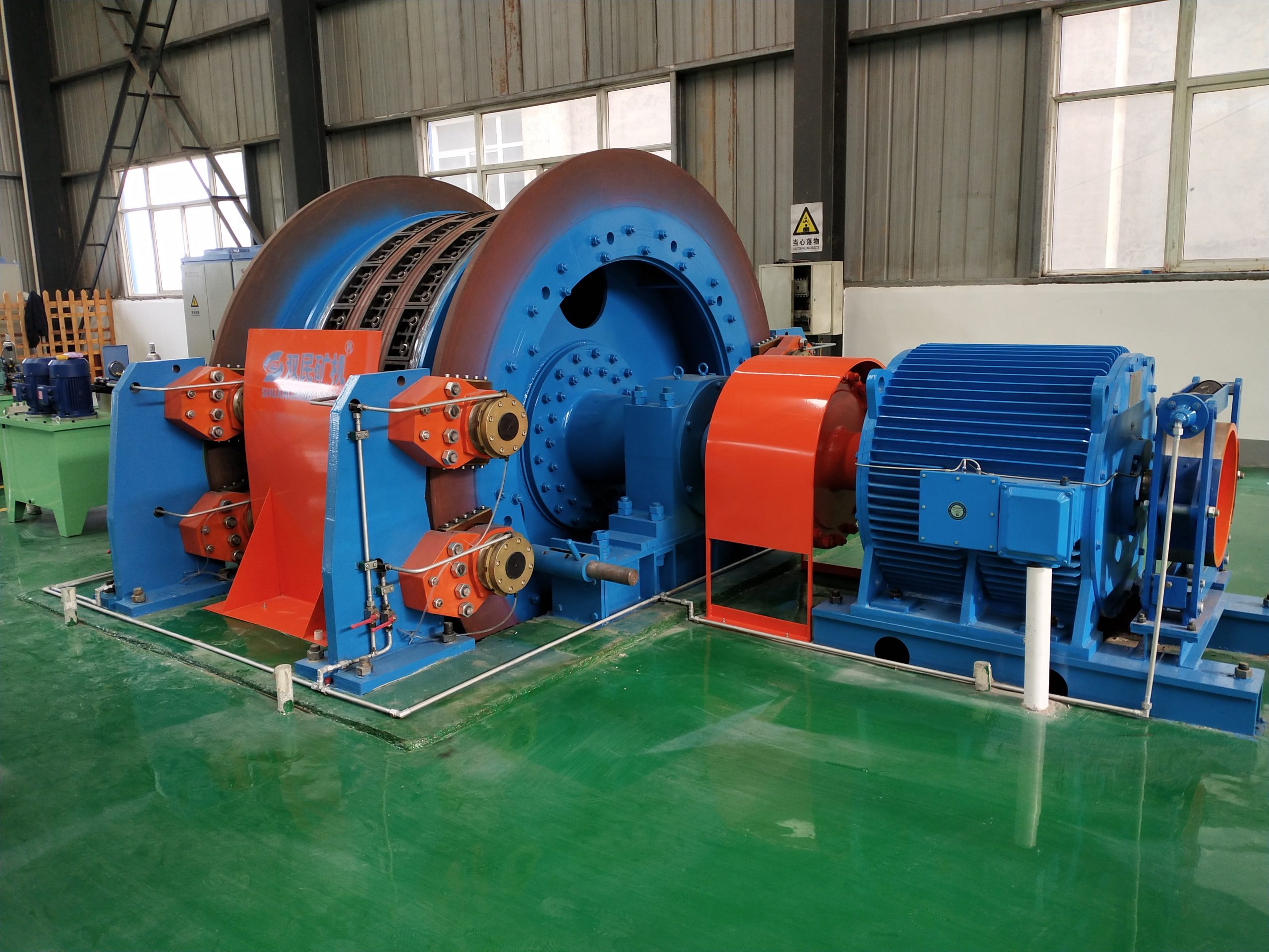 Multi-rope friction hoist - Hebi Shuangmin Mining Machinery CO., LTD.